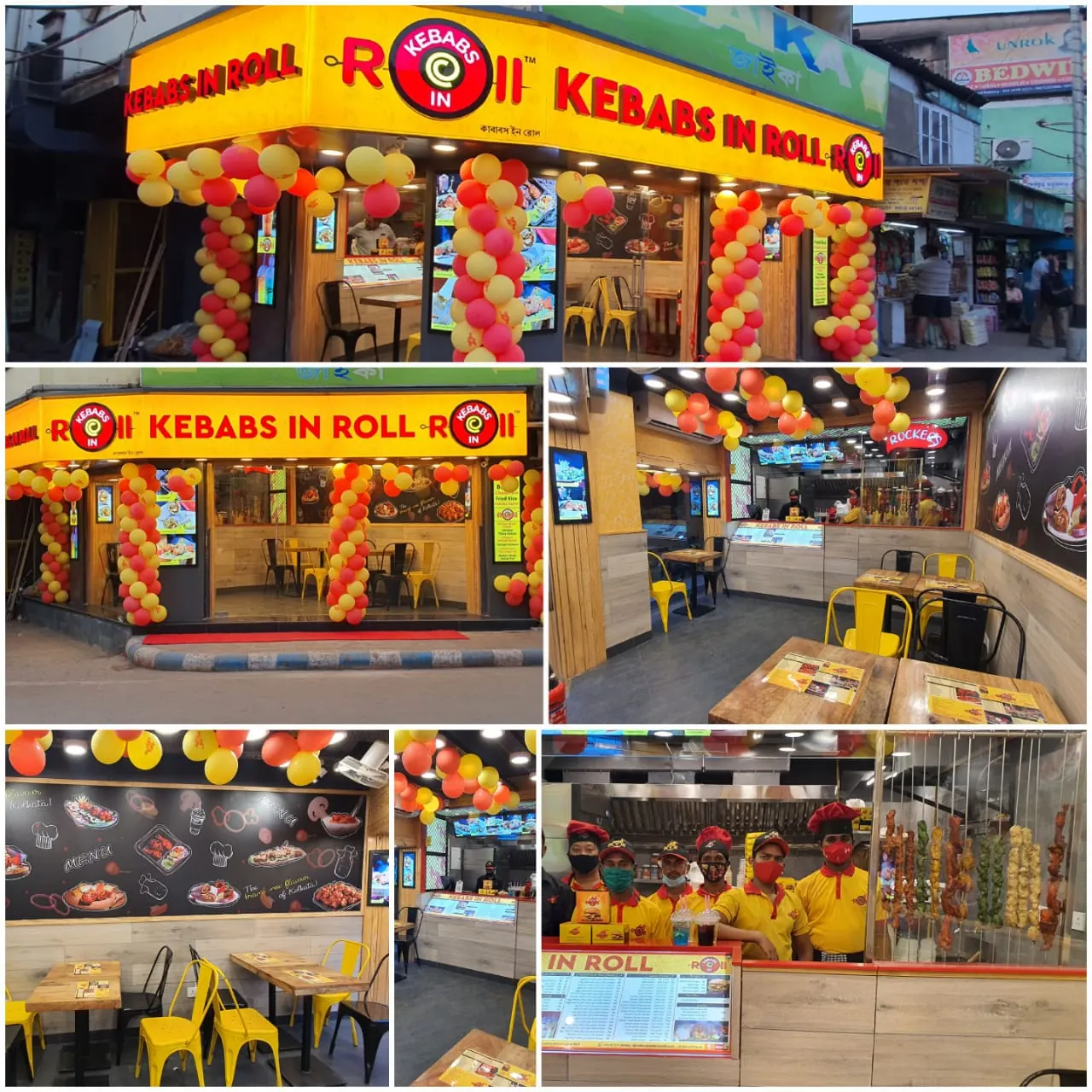 Restaurant interior setup